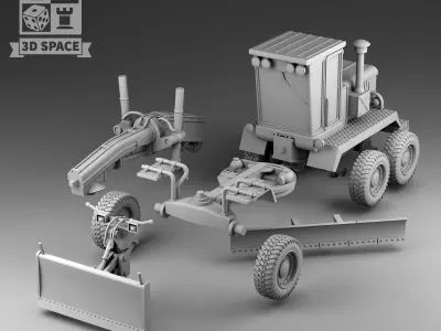 grader 3D print model