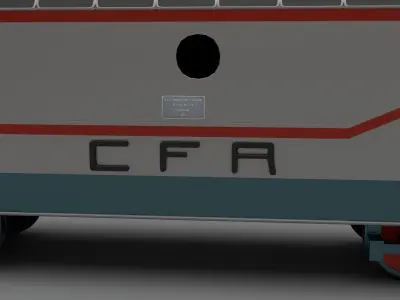 Class 42 Electric Locomotive 3D model