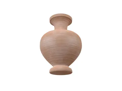 Roman Pottery v1 002 Low-poly 3D model