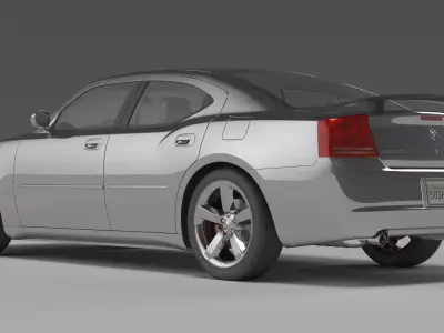 dodge charger 3D model by glennaguiar