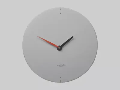 Compact Wall Clock model 3D model