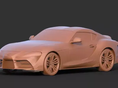 Toyota Supra Mk V 3D print model