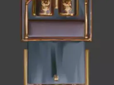 Steampunk Heavy Cargo Truck 3D Model Low-poly 3D model