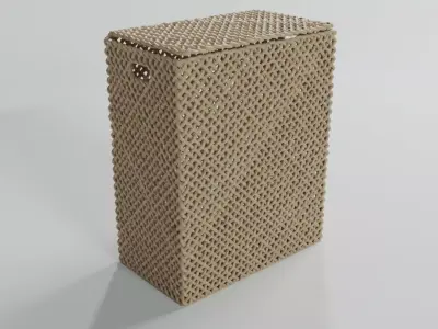 WICKER BASKET07 3D model