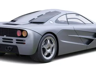 McLaren F1 3D model by blndr3d