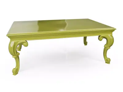 Calamandrei Chianini Coffee Table in Luxury paint finish 3D model