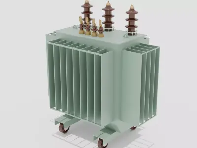Oil distribution transformer 3D print model