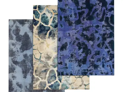 Rug Set 1895 3D model