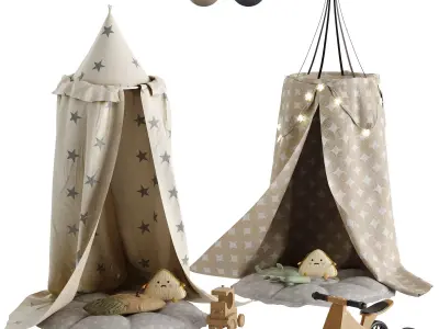 Children Room Set 9 Canopy Set 3D model
