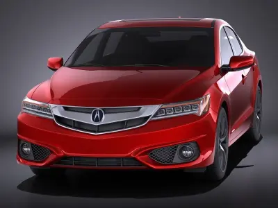 Acura ILX 2016 VRAY 3D model