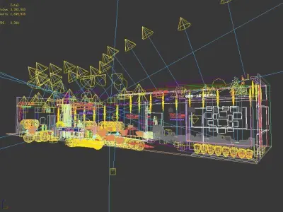 Exhibition - Area - 24X6-3DMAX2009-012 3D model