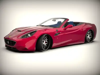Ferrari California Car 3D Model 3D model