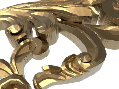  decorative pattern ready for 3D printing 3D model 351