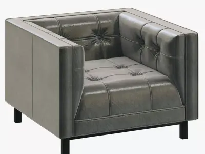 Restoration Hardware Madison Leather Chair 3D model