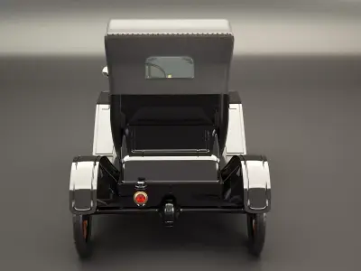 T Roadster 1915 Low-poly 3D model