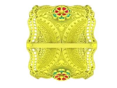 6471 luxury art women bangle 3D print model