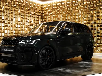 Range Rover Sport SVR  Low-poly 3D model