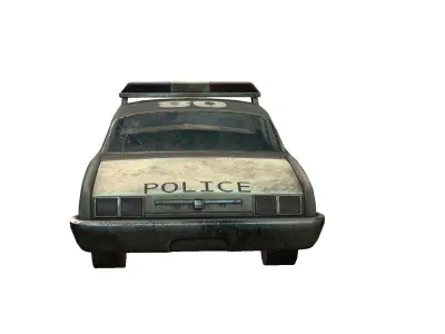 Car Police Low-poly 3D model