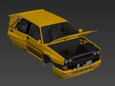 crash car  3D model