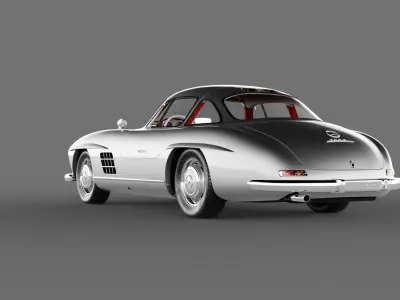 Mercedes Benz 300 SL Coupe 3D model