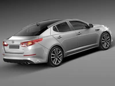  Kia Optima 2014 Sport Package 3D model