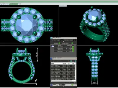 3D CAD NJ-1616-Ring 3D print model