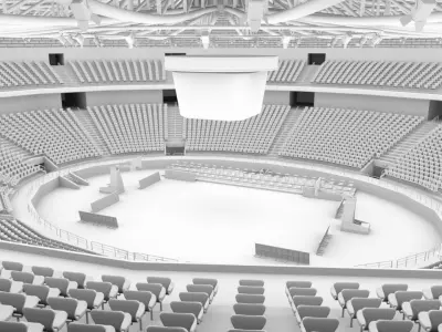 Basketball stadium  3D model