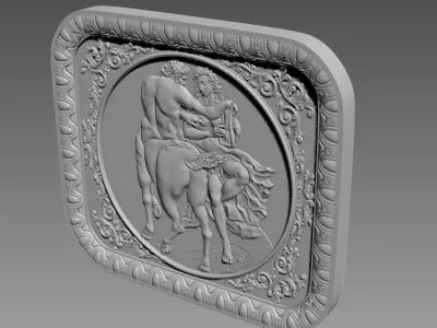Centaur Bas-Relief 3D model