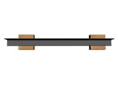 1 8in Thick Unequal Angle 3D model