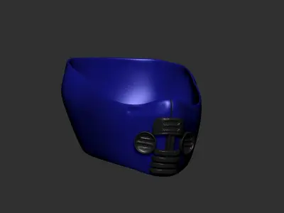 helmet high poly sculpt 3d printable 3D model 3D model