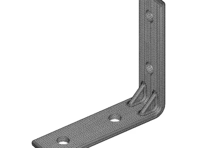 Heavy Duty Angle Bracket 3D print model