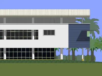 Office extension 3D model