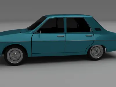 Dacia 1300 Renault 12 Pack 3D model