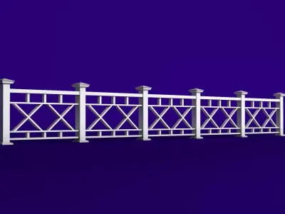 fencing fence Free 3D model