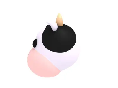 Cow Head 3D model