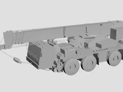 Crane-Kato 400 Low-poly 3D model