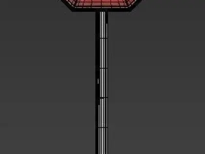 Road Sing STOP 3D model