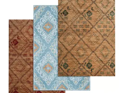 Rug Set 2302 3D model