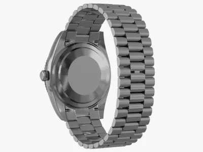 Watch luxury President day and date  3D model