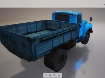 Vehicle - Truck 10 Low-poly 3D model