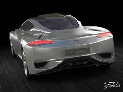Infiniti Emerg-E concept 3D model