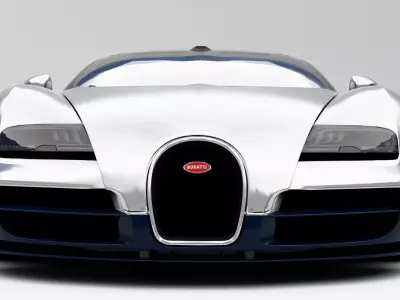 Bugatti Veyron Legend Ettore Bugatti 2014 Low-poly 3D model