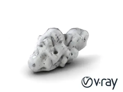 Stalagmite Smooth Surface Natural Texture model pack Low-poly 3D model