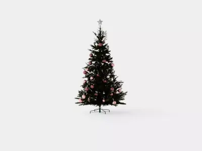 Christmas Tree Low-poly 3D model