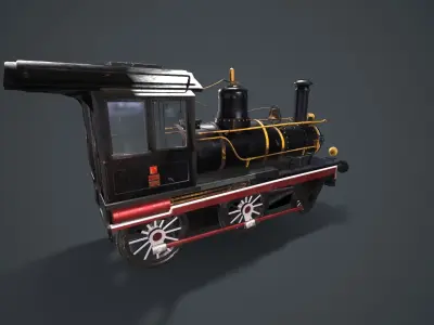 Old Train 1914 3D model