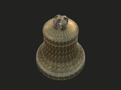 Church Bell Low-poly 3D model purchase