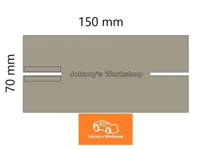 Setup Plate for 132 slot cars Free 3D print model