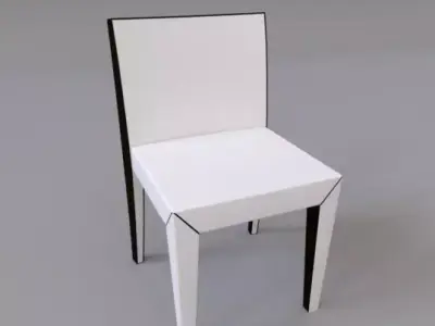 Chair for decoration living room modern interior 3D print model Free 3D model