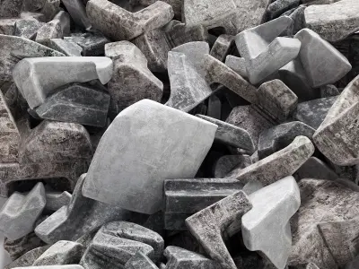 Splinter brick trash n1 3D model