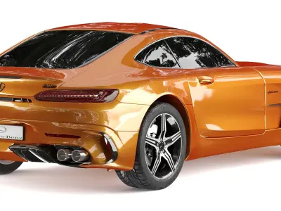 Mercedes AMG GT 3D model